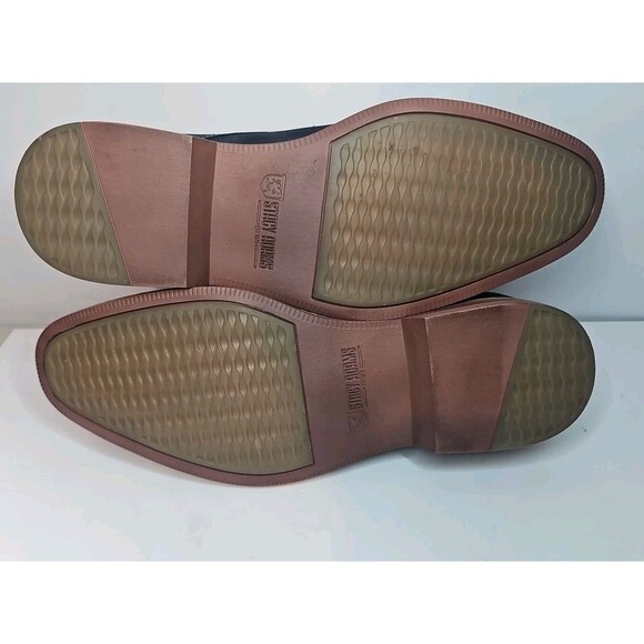 Stacey Adams Madison Navy Blue Leather Shoes Size 8.5 M  25352-410 Memory Foam main image 7